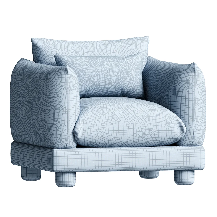 Chelse Upholstered Club Chair Image 3