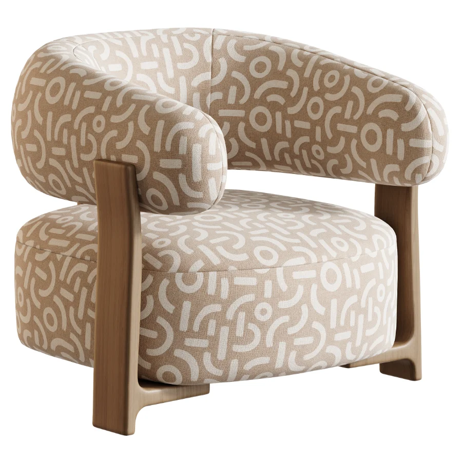 Fauteuil GRANITE – Bruin Walnoot Image 7