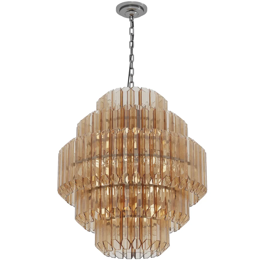 Adaline Glass Chandelier Image 3