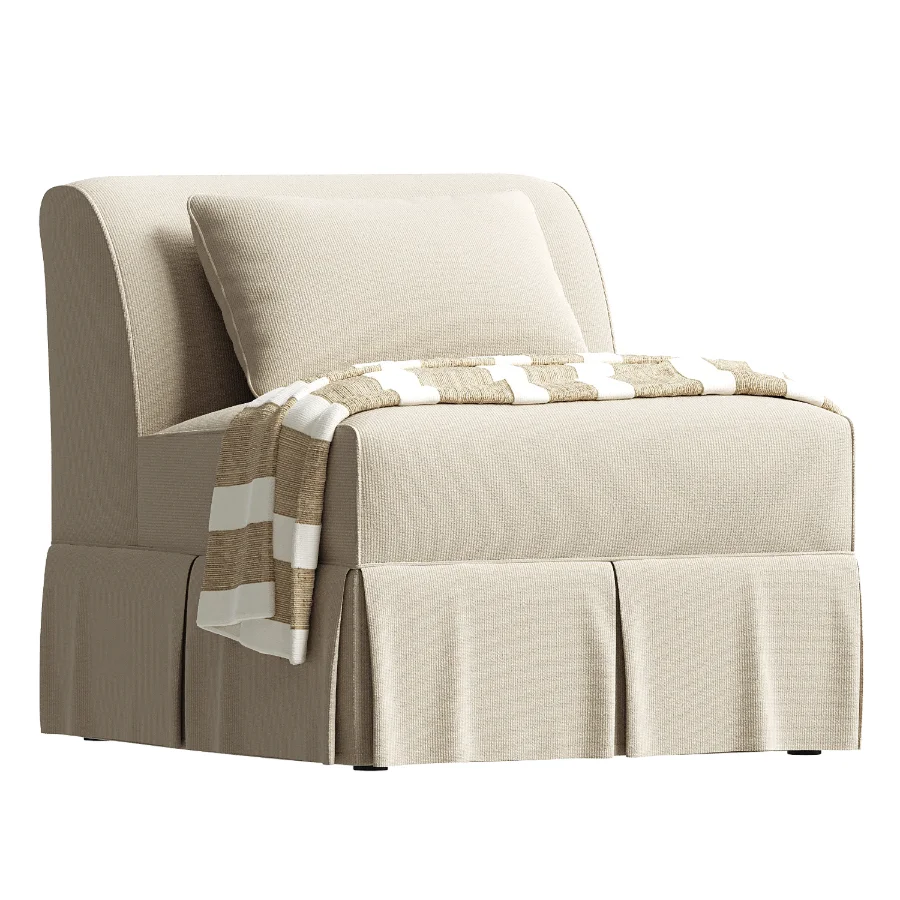Dalia Armless Chair Sixpenny Image 3