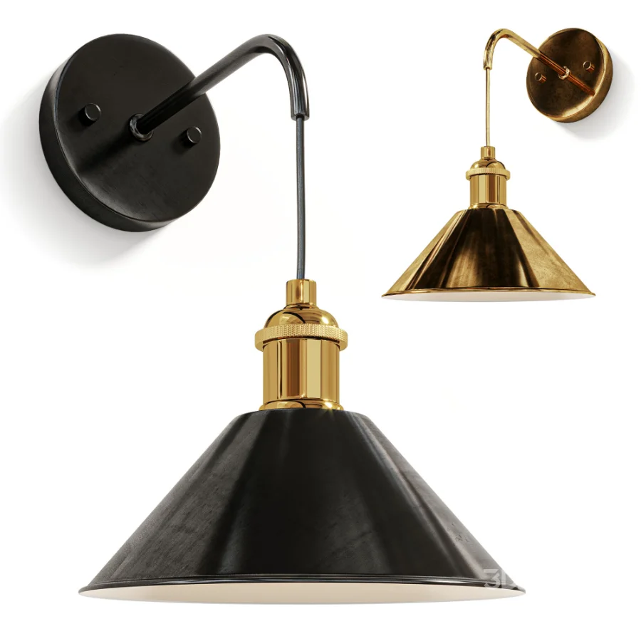 Levant Steel LED Dimmable Swing Arm Wall Sconces Image 3