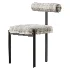 Glam Style Upholstered Dining Chair - Thumbnail 4