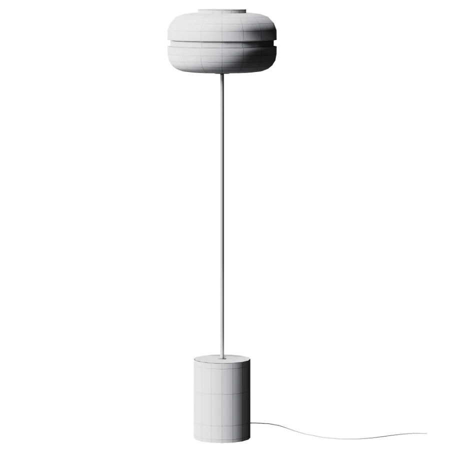 Westwing Collection Bun Marble Floor Lamp Image 4