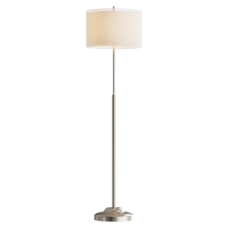Possini Euro Roxxy Double Shade Floor Lamp Image 2