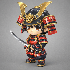 Chibi Samurai Warrior – Stylized Japanese Armor - Thumbnail 1