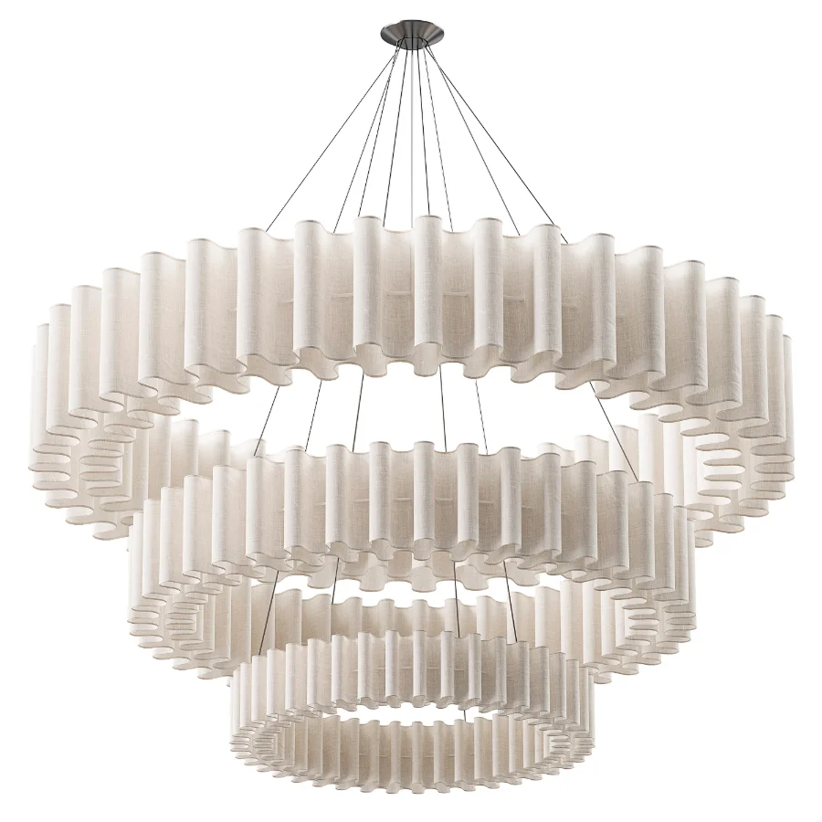 Chandelier Halo Bred Three Layer Image 1