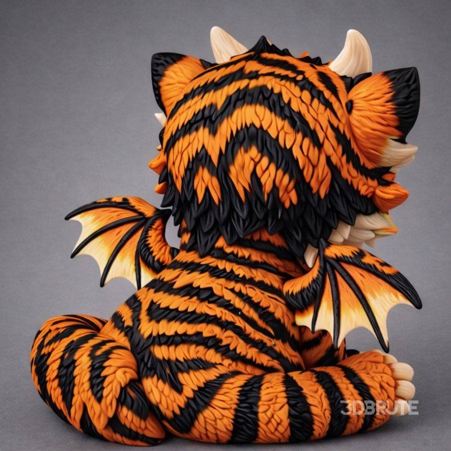 Cute Baby Tiger Dragon Image 8