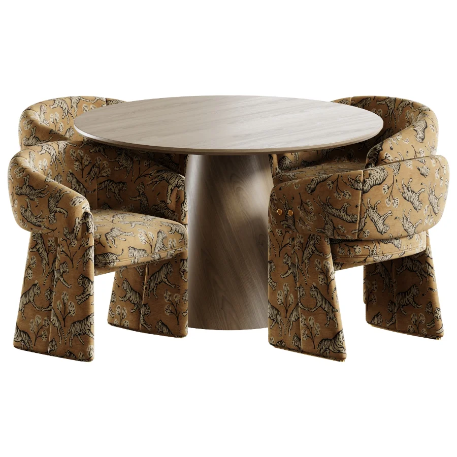 Dining chair SHELBOURNE and round table Image 1