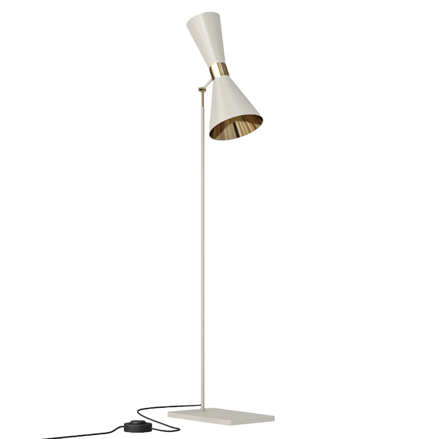 Handmade adjustable brass floor lamp Image 3