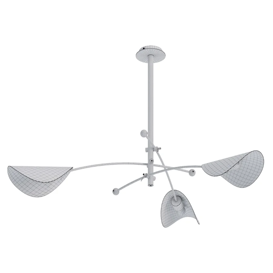 AMPM Funambule Adjustable metal ceiling lamp Image 4