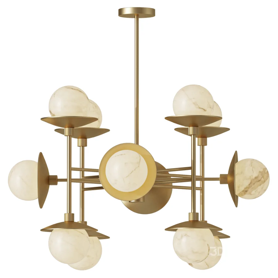 Cara Alabaster Chandelier Image 1