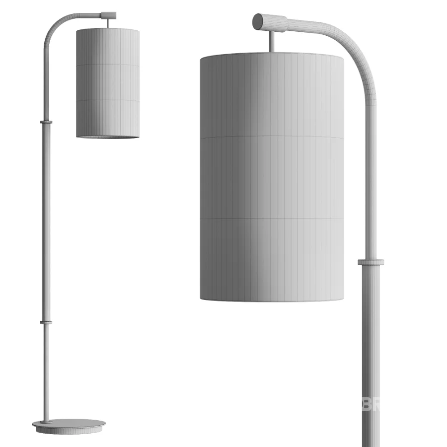 Possini Euro Sausalito Downbridge Floor Lamp Image 3
