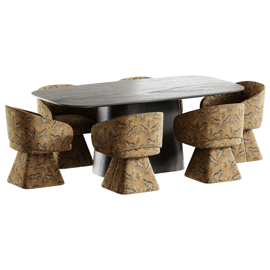 Milan chair and Kitchen table Image 5