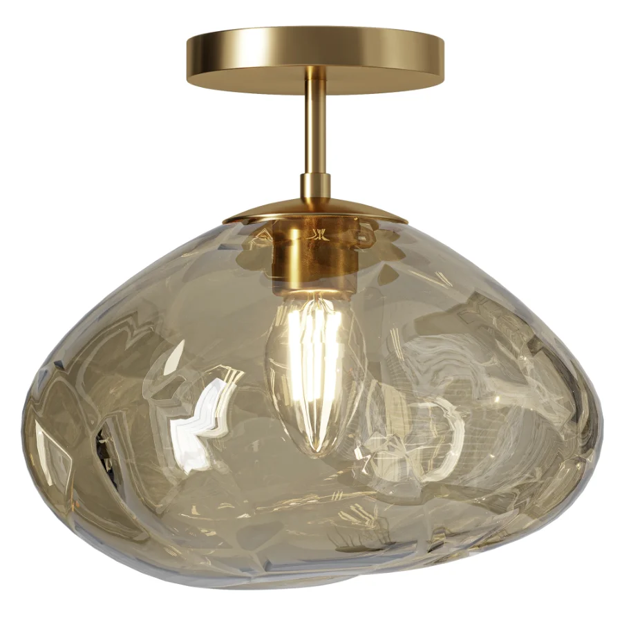 Amora ceiling light made of glass Image 1