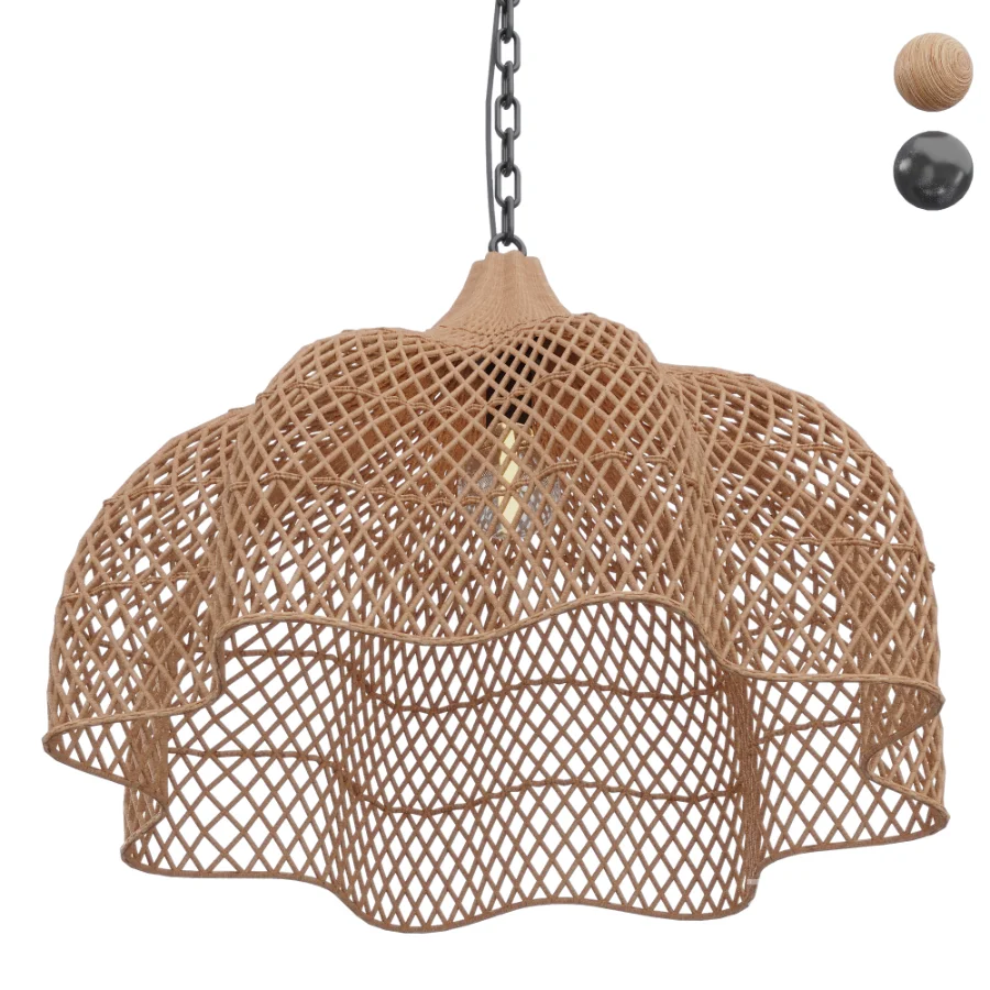 Matador Wicker Chandelier Image 9