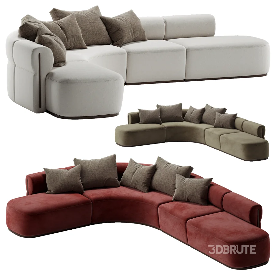 Camille Sectional Sofa Image 1