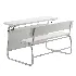 WK22 One piece long desk and chair - Thumbnail 5