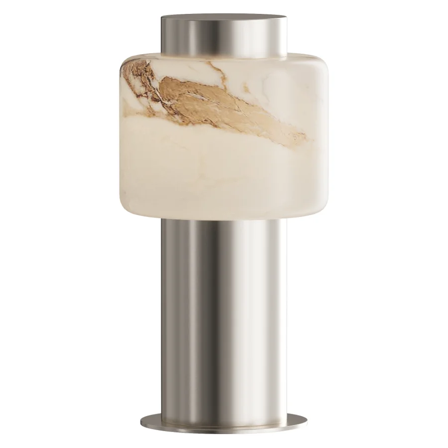 Single Alabaster Table Lamp ARCADIA70 Solo Image 1