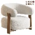 Fauteuil GRANITE – Bruin Walnoot - Thumbnail 1