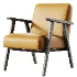 Ebbe Ecru Linen Armchair - Thumbnail 4