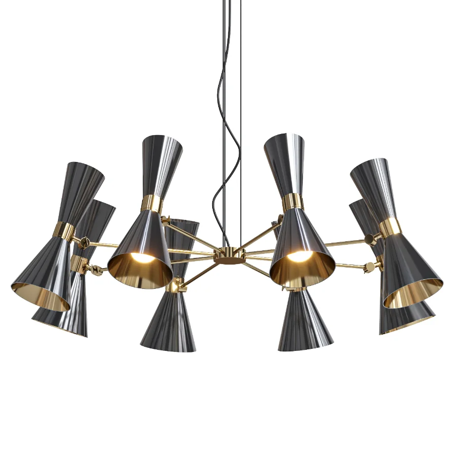 Cairo Mid Century Chandelier Image 3