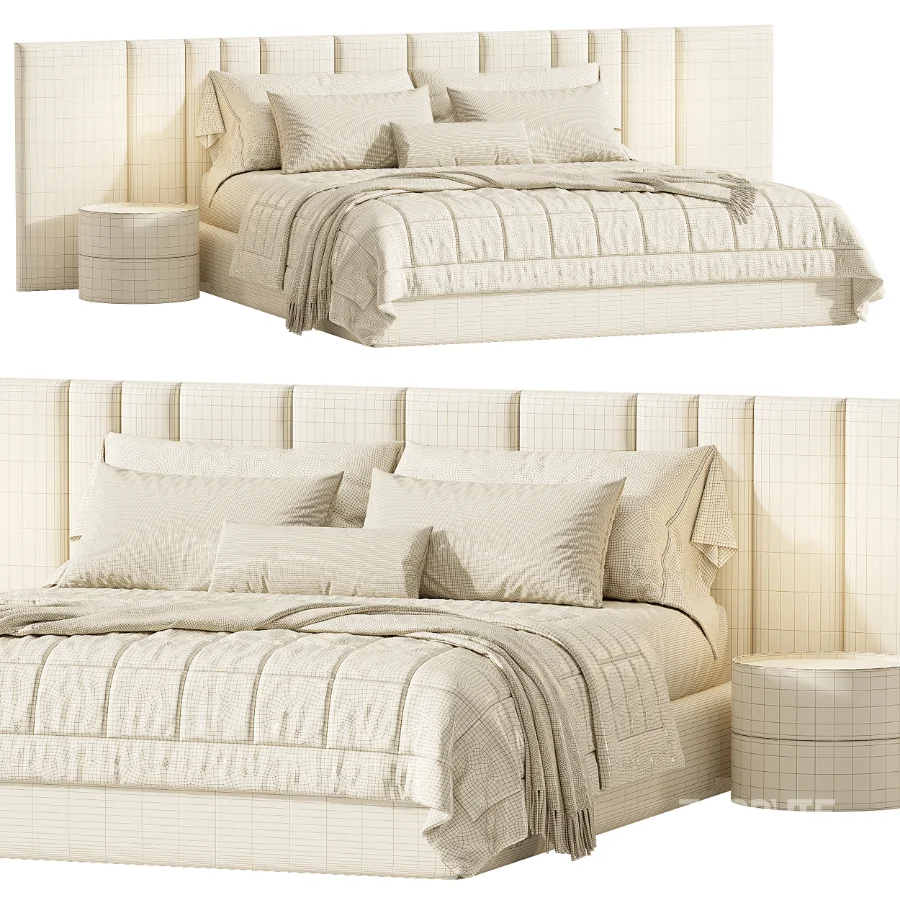 Modern Perle Double Bed Image 6