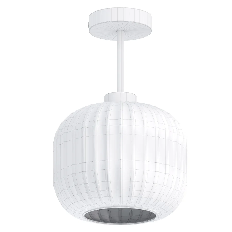 Grey Briz Ceiling Flush Fitting Light Image 3