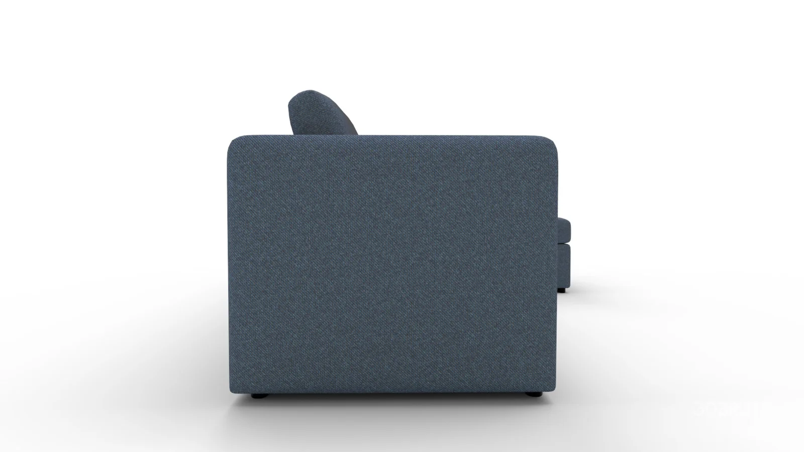 Sectional with Narrow Arm and Storage Ottoman Image 8