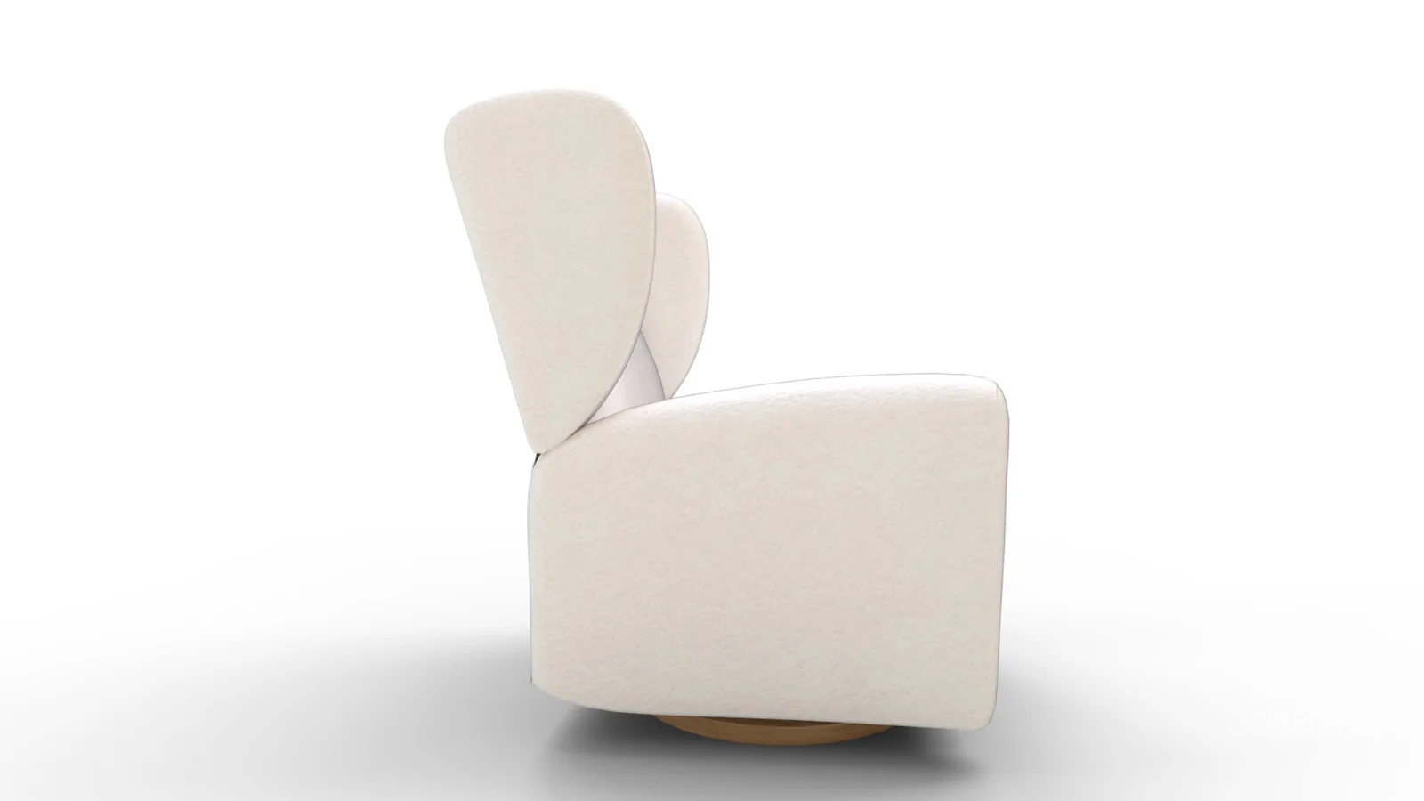 Seesaw Cream Boucle Power Recliner Chair Image 8