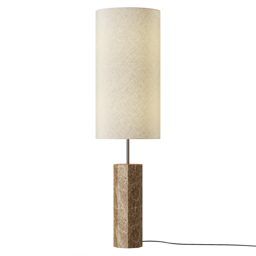 Elanor floor lamp with marble base Image 2
