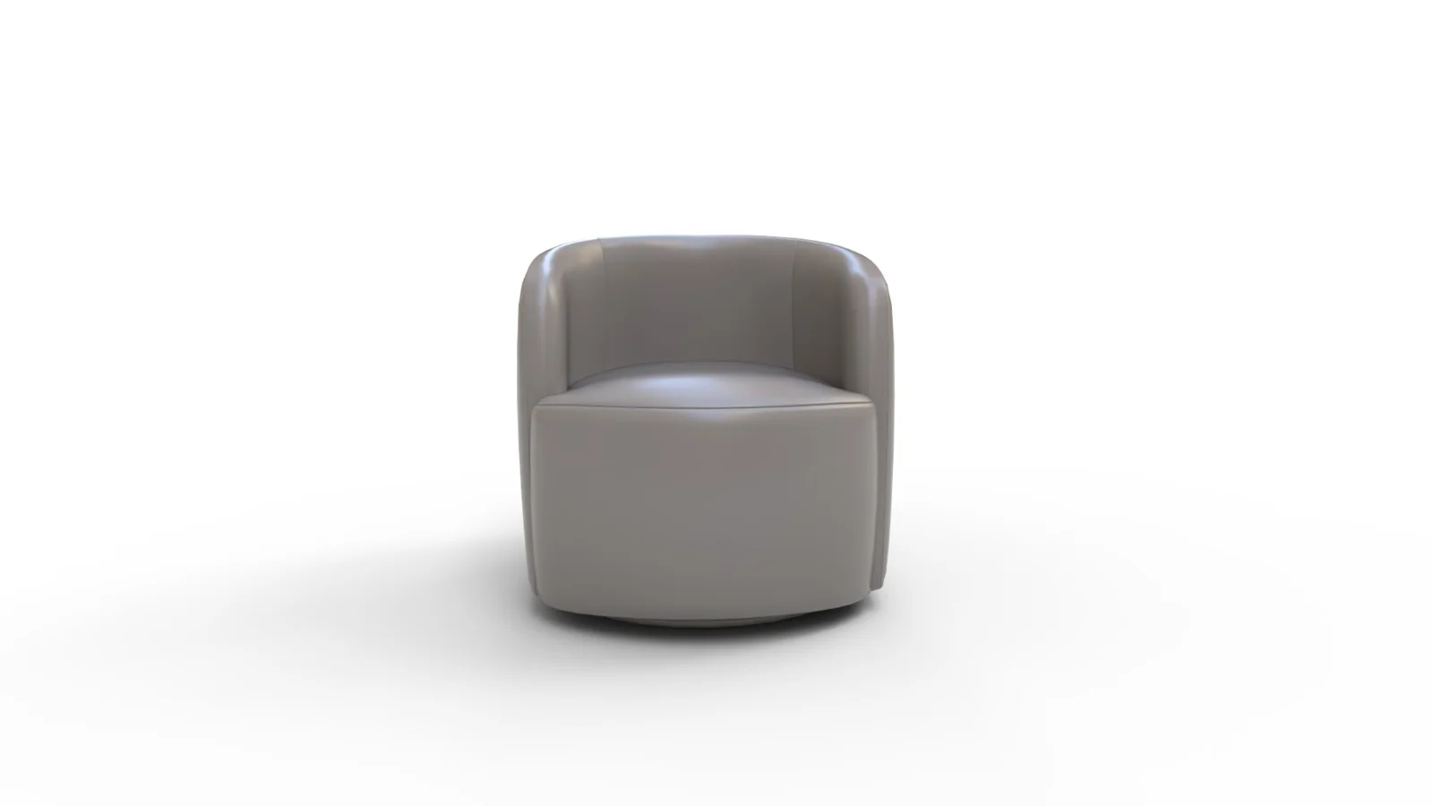 Tub Swivel Chair Navy Linen Image 2