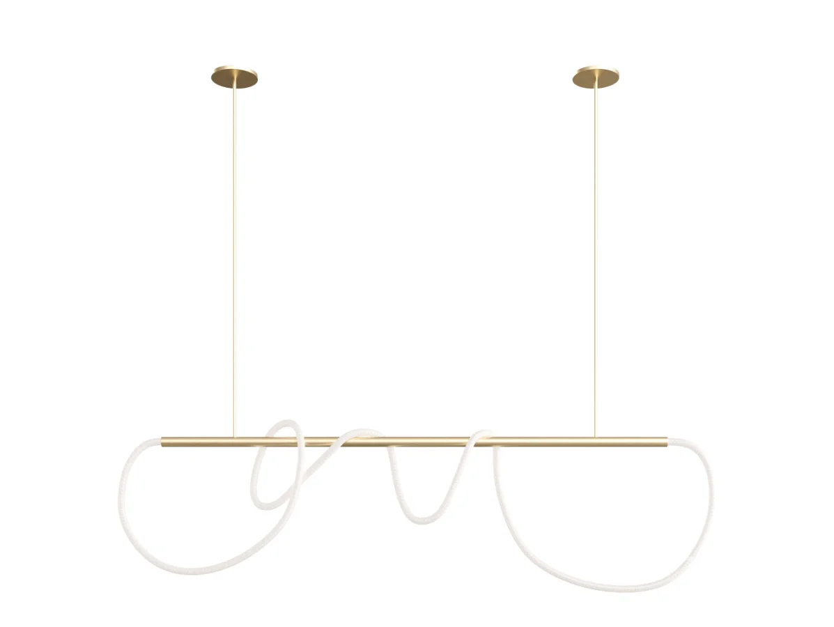 Festif Linear Pendant Lamp by Dbianco vol 2 Image 12