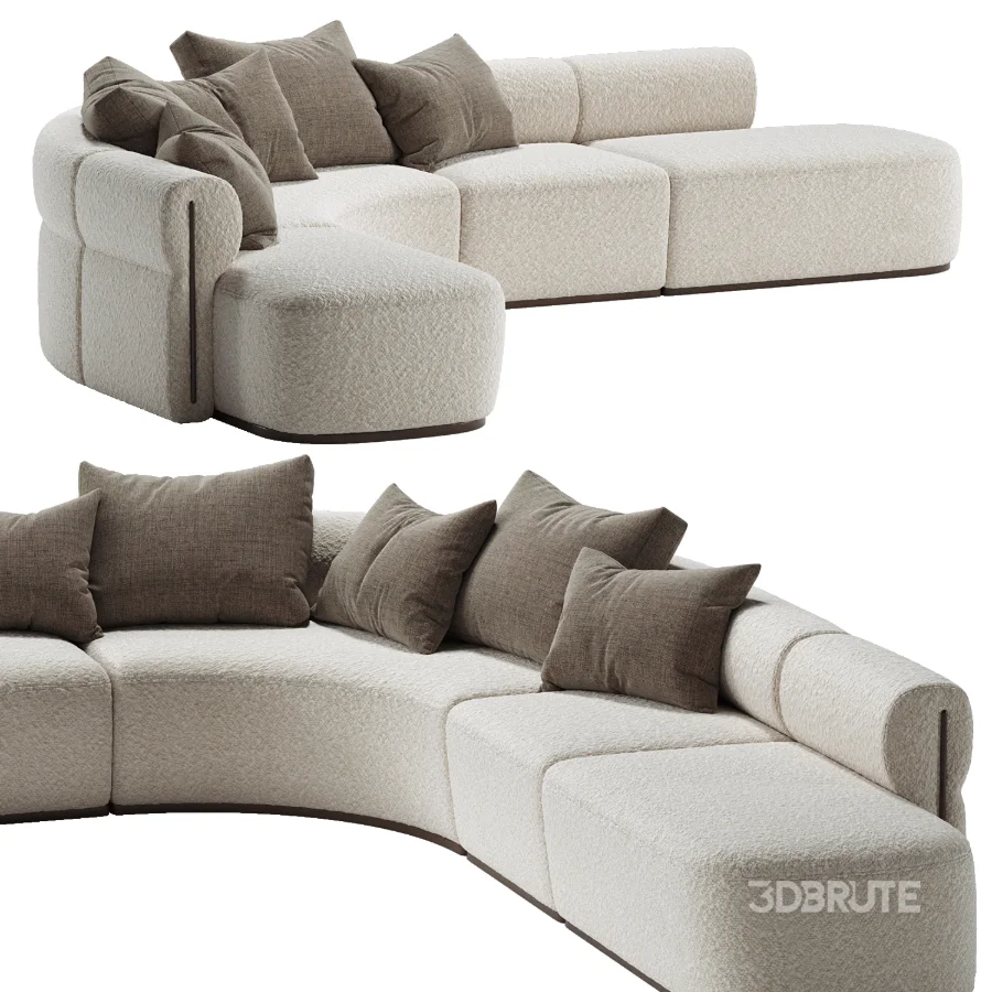 Camille Sectional Sofa Image 5