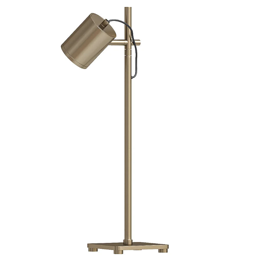 Adjustable nickel desk lamp Image 3