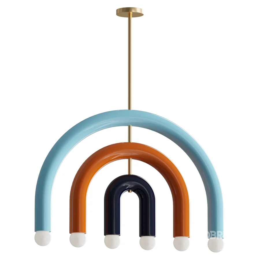 Rotating Rainbow Pendant Lamp F1 Image 1