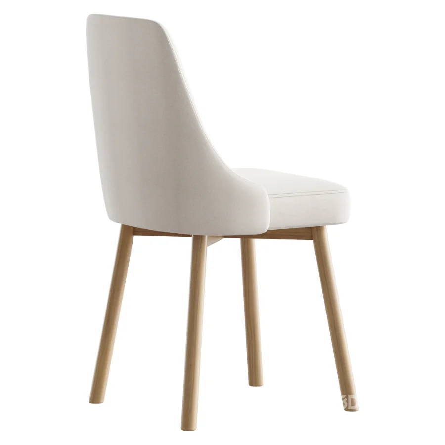 Contemporary Upholstered Dining Chair Image 3