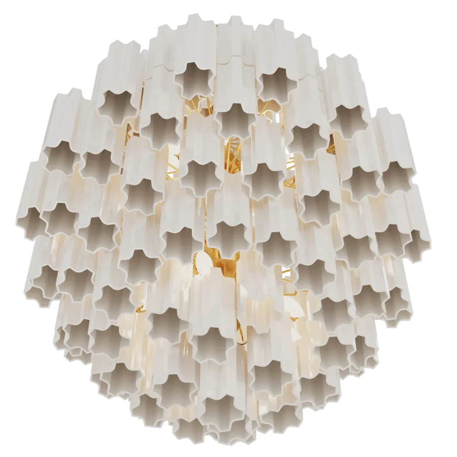 Quinzio Light Tiered Chandelier Image 3