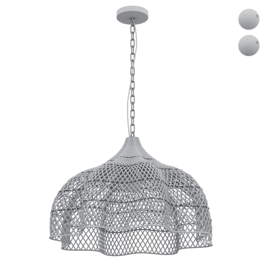 Matador Wicker Chandelier Image 6