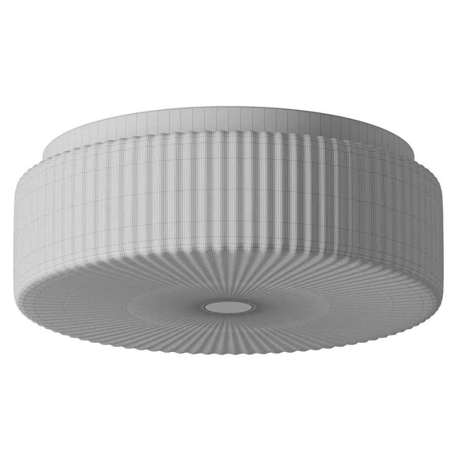 Lumina Flush Mount 14 Brushed Nickel Image 3