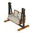 Shashwat 2 Seater Sheesham Wood Cane Swing Chair - Thumbnail 4
