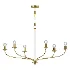 Oriana 6 Light Chandelier 40 Matte Brass - Thumbnail 1