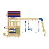 Backyard Discovery Beach Front All Cedar Swing Set - Thumbnail 2