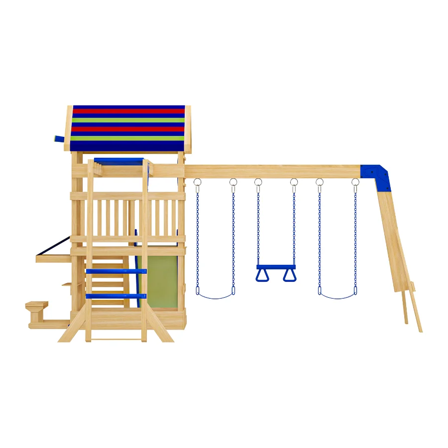 Backyard Discovery Beach Front All Cedar Swing Set Image 2