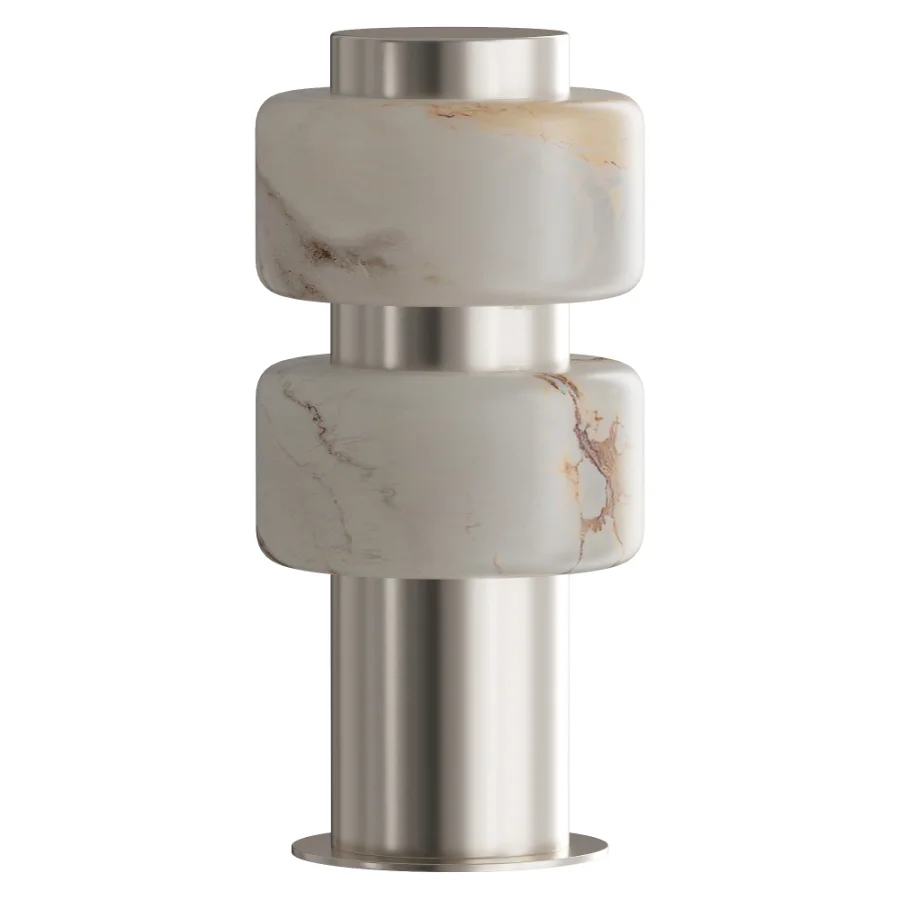 Double Alabaster Table Lamp ARCADIA70 Duo Image 2