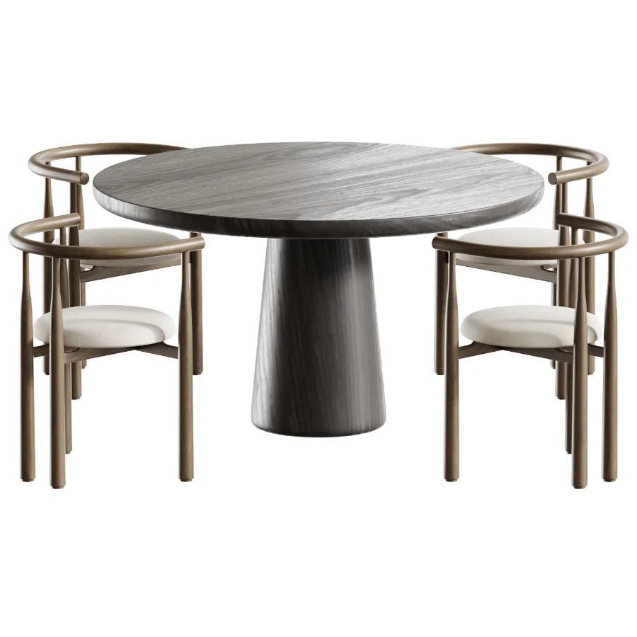 Chair RENGE and Dining table Makoto Image 1