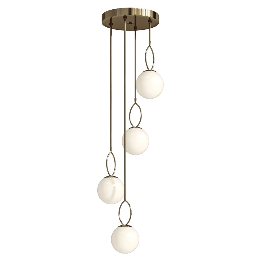 ASROUN 4-Light Ceiling Light Image 3