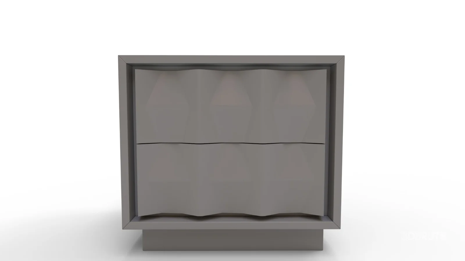 Carved Pattern Nightstand Image 5