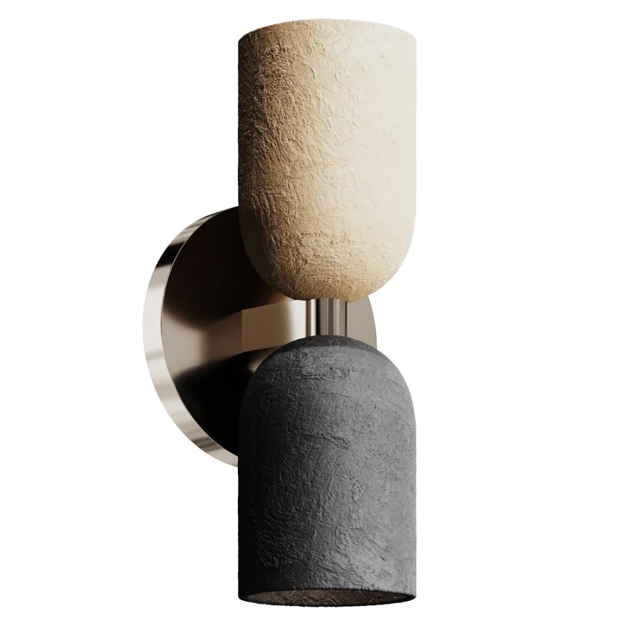 Ceramic Up Down Wall Sconce Image 3