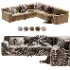Morell 5 Piece Upholstered Reversible L Sectional - Thumbnail 2