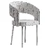 Casual Ventilated Back Arm Chair with Upholstered Armrest - Thumbnail 7